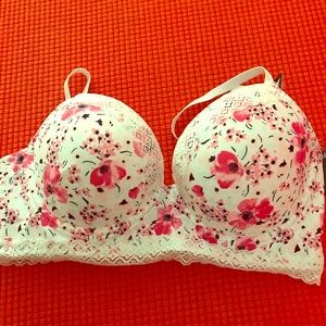 NWT Laura Ashley 34C Comfort Pushup Bra